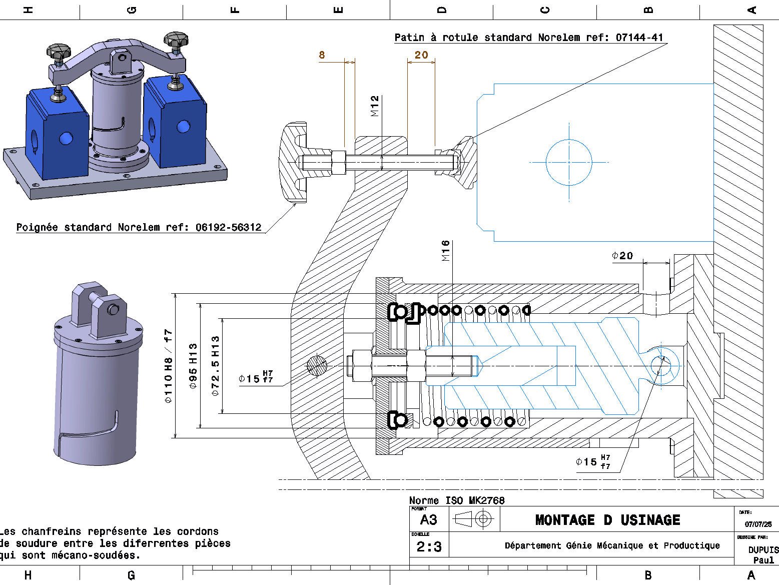 Système de bridage pour usinage